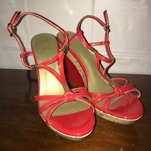 Red heels. Size 7